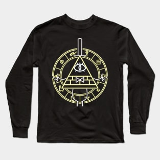 Bill Cipher neon Long Sleeve T-Shirt